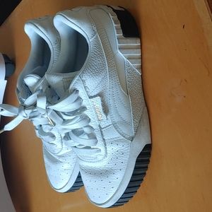 Leather Puma Cali Platform Sneaker